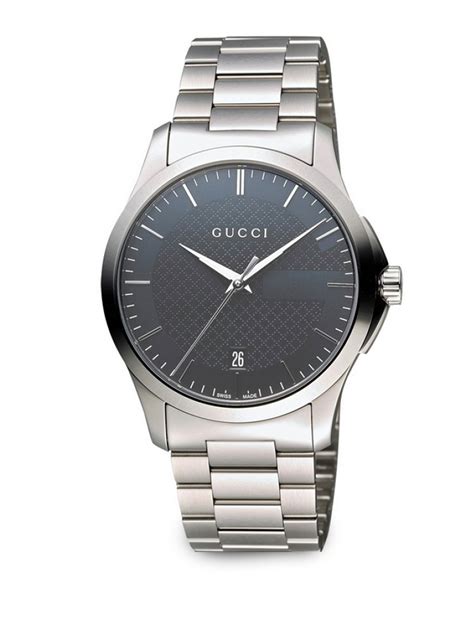 gucci g timeless stainless steel watch